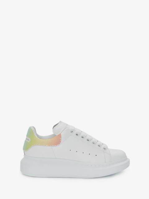 Oversized Sneaker in White/multicolour