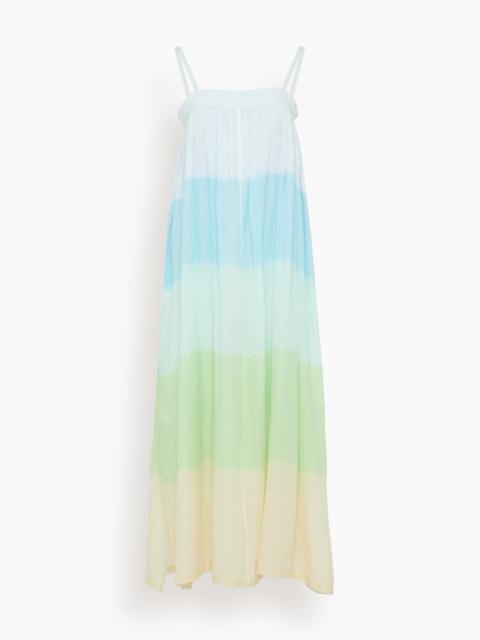 lemlem Eda Slip Dress in Nefas Mint