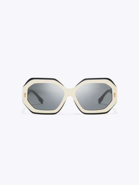 TORY BURCH Miller Geometric Sunglasses
