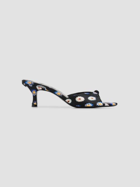 STAUD Women's Brynn Satin Mule Sandals - Glasswork