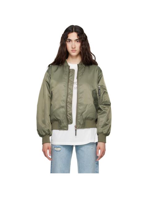 ANINE BING Khaki Leon Bomber Jacket