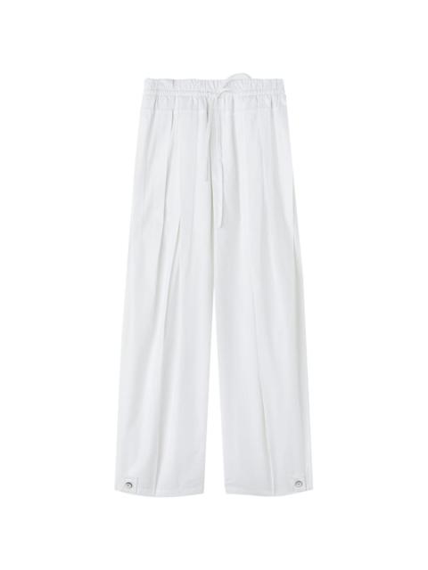 Jil Sander wide-leg cotton trousers