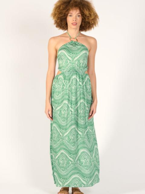 Poupette St Barth Long Dress Isore - Sage Moryana