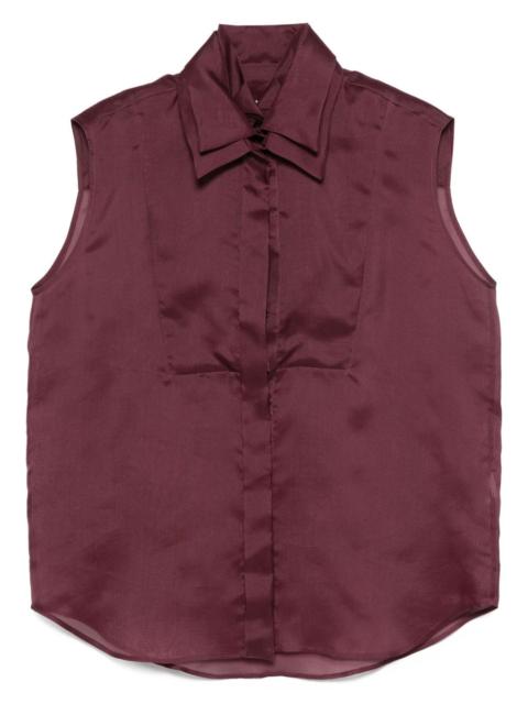 VIKTOR & ROLF sleeveless button-down shirt