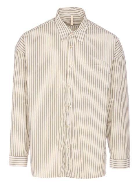 SUNFLOWER striped pocket shirt