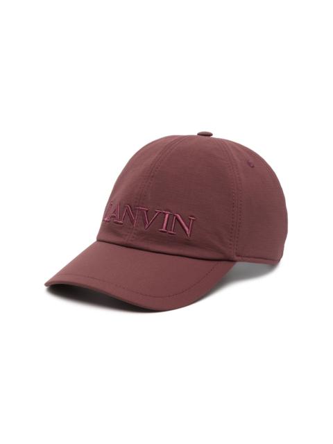 Lanvin logo-embroidered cap