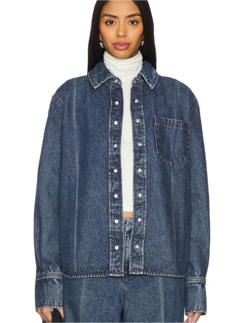 GRLFRND Mae Button Down