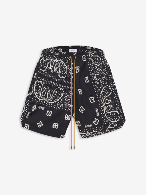 Rhude BANDANA PRINT SWIM TRUNK