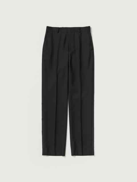 AURALEE HIGH-DENSITY WOOL WORSTED SLACKS