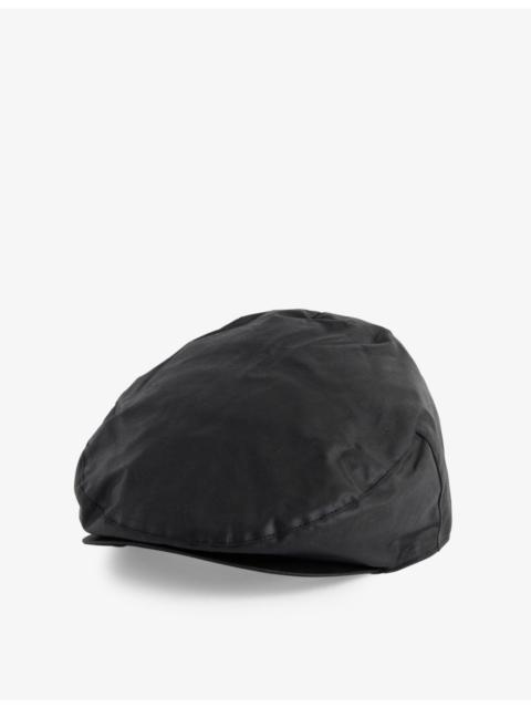 Barbour Panelled Waxed Cotton Flat Cap
