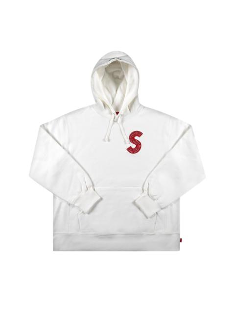 Supreme Supreme S Logo Hooded Sweatshirt 'White'