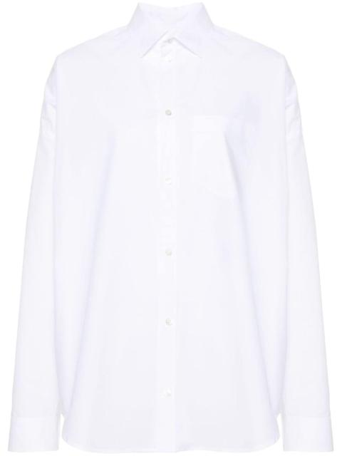 BALENCIAGA drop-shoulder cotton shirt