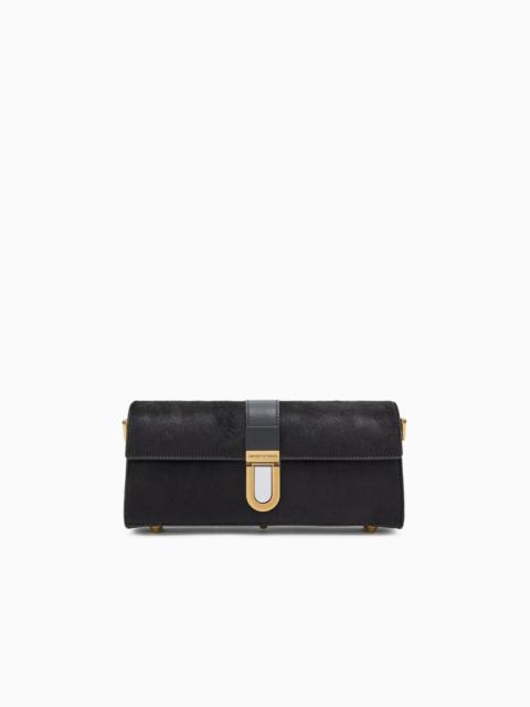 EMPORIO ARMANI PONY HAIR SHOULDER BAG