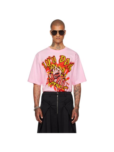 LU'U DAN Pink Graphic T-Shirt