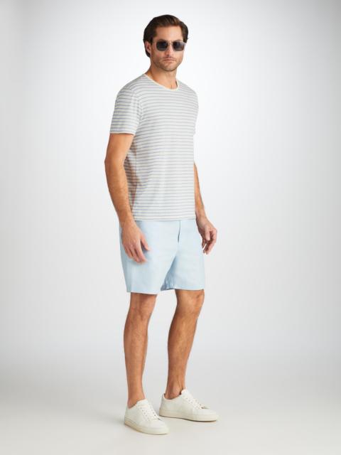 Derek Rose Men's T-Shirt Ryder 2 Pima Cotton White
