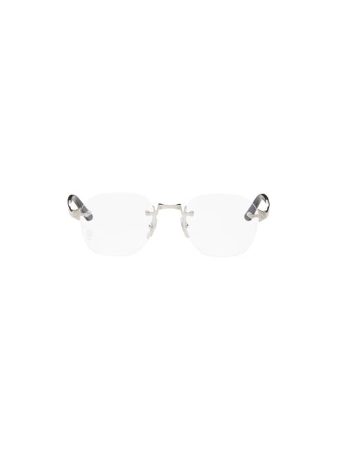 Cartier Silver 'Santos de Cartier' Glasses