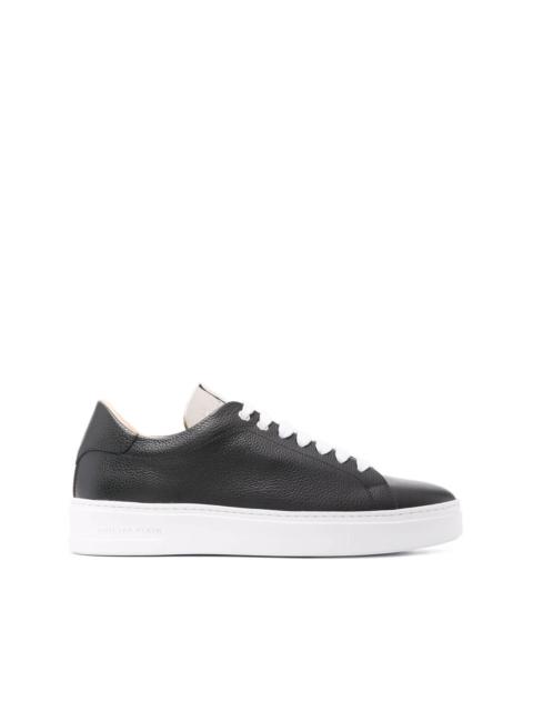 PHILIPP PLEIN leather lace-up sneakers