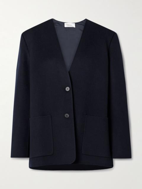 The Row Adoma cashmere blazer Navy