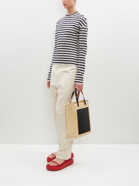 Plan C Straw Medium Shopper