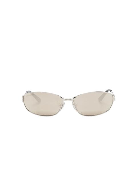 BALENCIAGA oval-frame sunglasses
