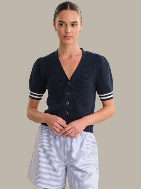 525 america Reagan: Cotton Puff Sleeve Cardigan