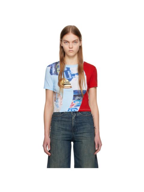 Andersson Bell SSENSE Exclusive Blue ADSB Film Archive T-Shirt