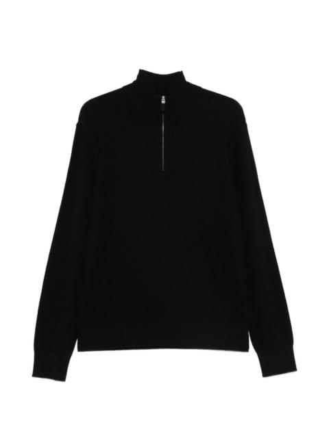 ZEGNA zip neck sweater