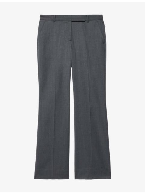 ALLSAINTS Solace Low-Rise Stretch Wool-Blend Trousers