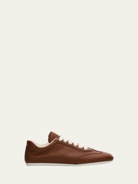 Prada Thin Leather Low-Top Sneakers