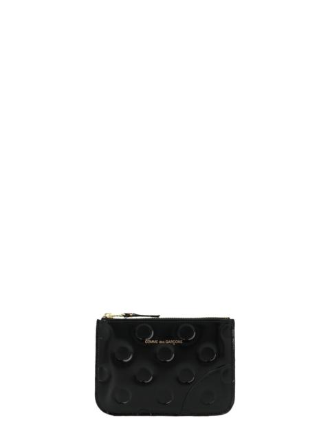 'Polka dots embossed’ purse