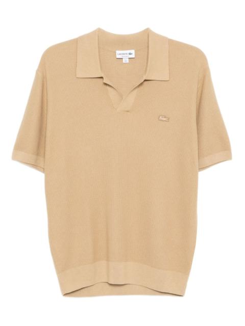 LACOSTE logo-embroidered T-shirt