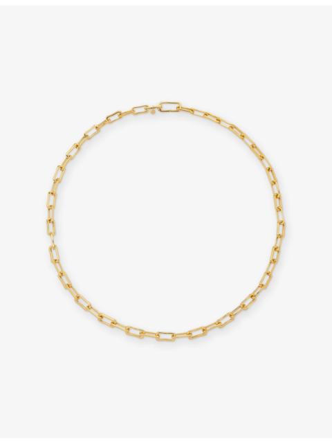 MONICA VINADER Alta Mini 18ct Yellow Gold Vermeil Chain Necklace