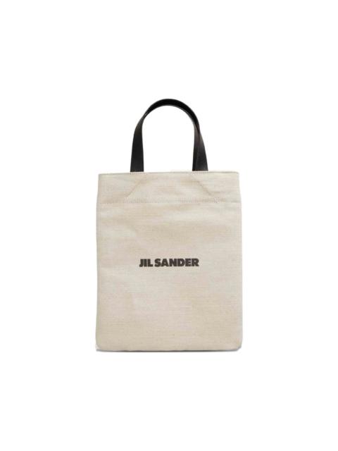 Jil Sander logo strap tote bag