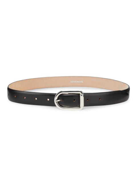DÉHANCHE Women's Mija Leather Belt - Black Silver