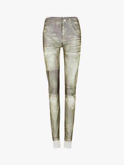 MM6 Maison Margiela Trompe l'oeil leggings