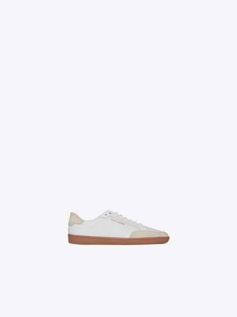 court classic sl/10 sneakers in perforated leather and suede