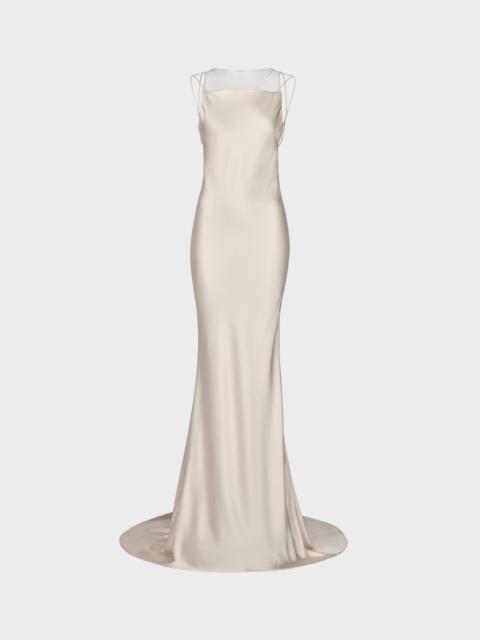 Maison Margiela Hammered Satin Gown