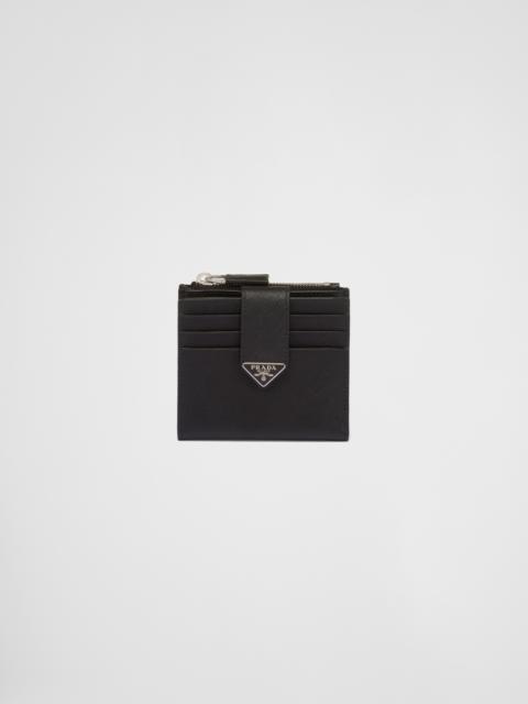 Saffiano leather card holder