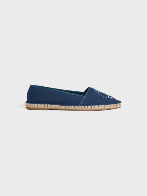 CELINE MAISON CELINE ESPADRILLE IN CANVAS