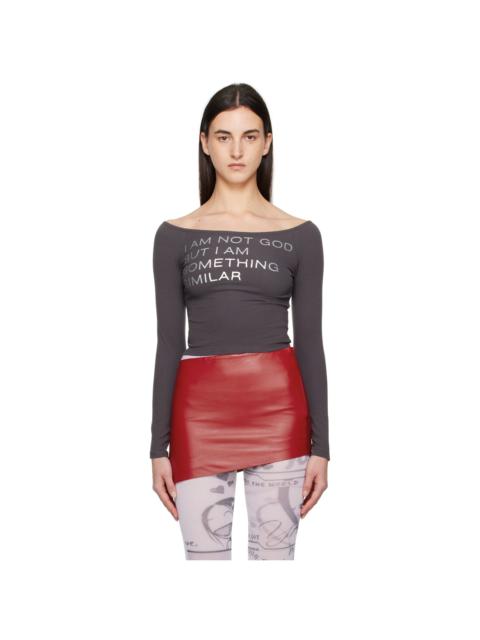 Praying Gray 'Not God' T-Shirt