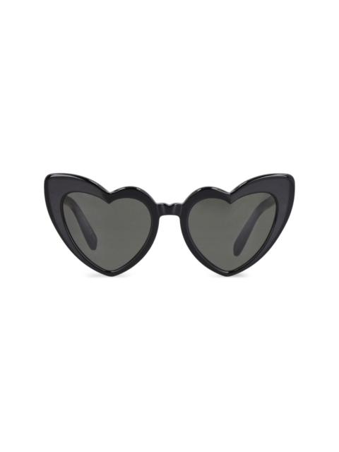 SAINT LAURENT heart frame sunglasses