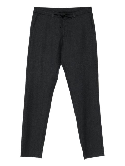 Canali drawstring trousers