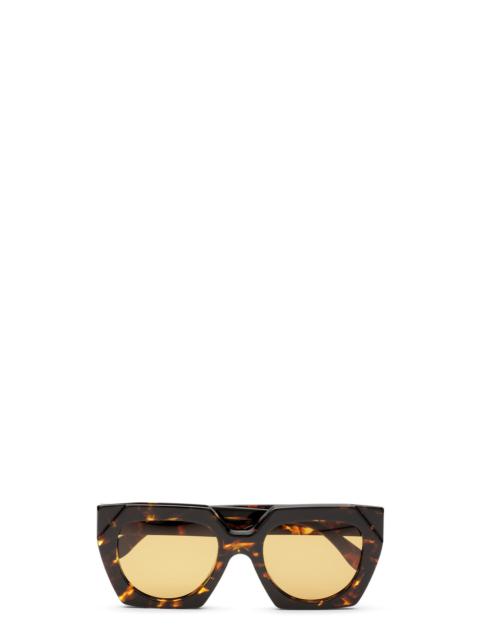 GANNI BROWN OVERSIZED SUNGLASSES