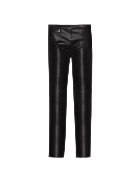 Longchamp Fall-Winter 2023 Collection Trousers Black - Leather