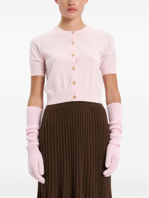 arch4 buttoned short-sleeve cardigan