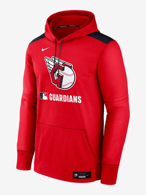 Nike Cleveland Guardians Authentic Collection Men's Nike Therma MLB Pullover Hoodie