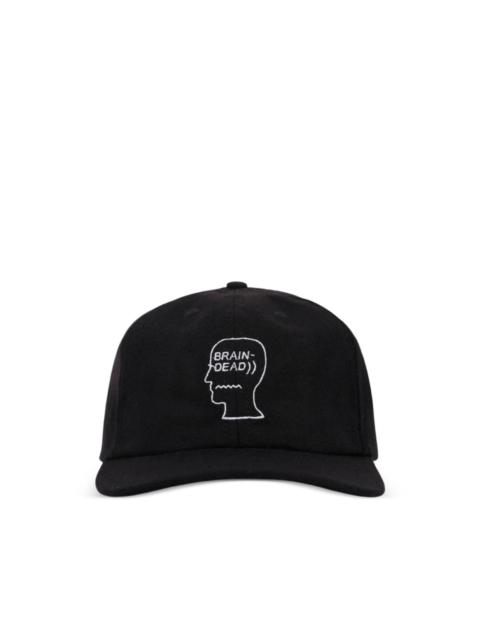 BRAIN DEAD logo-embroidered baseball hat