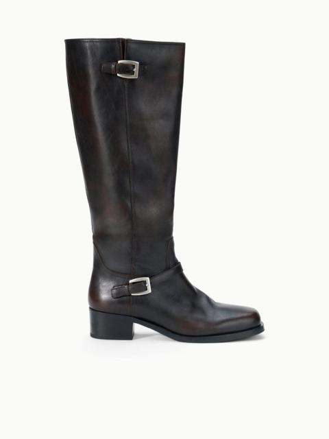 STAUD STAUD BROOKLYN FLAT BOOT ESPRESSO DISTRESSED