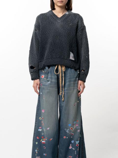 Maison MIHARAYASUHIRO Sun Faded Like Knit Sweater