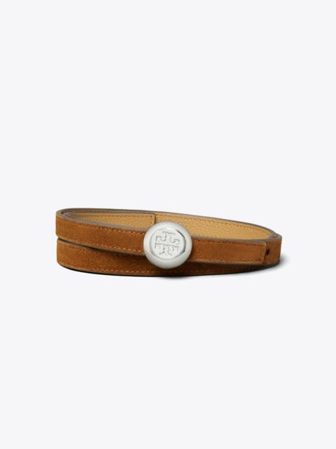 TORY BURCH Romy Reversible Suede Belt
